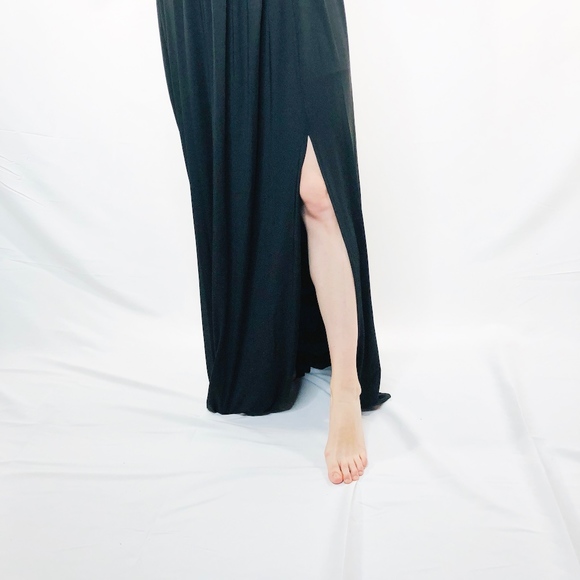 Little Mistress Full Length Twist Gown Dress 0074 - Picture 8 of 8